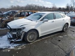 Salvage cars for sale at New Britain, CT auction: 2015 Ford Fusion Titanium