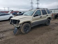 Salvage cars for sale at Elgin, IL auction: 2001 Jeep Grand Cherokee Laredo