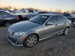 Salvage cars for sale at Hillsborough, NJ auction: 2009 Mercedes-Benz C 300 4matic