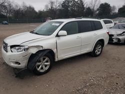 Toyota salvage cars for sale: 2009 Toyota Highlander