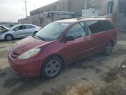 Salvage cars for sale at Fredericksburg, VA auction: 2007 Toyota Sienna CE