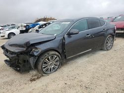 Salvage cars for sale at Taylor, TX auction: 2015 KIA Cadenza Premium