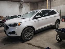 Salvage cars for sale at York Haven, PA auction: 2019 Ford Edge Titanium