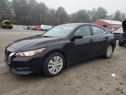 Salvage cars for sale at Mendon, MA auction: 2020 Nissan Sentra S