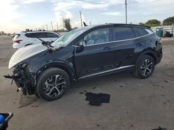 Salvage cars for sale at Miami, FL auction: 2025 KIA Sportage EX