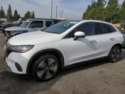 Salvage cars for sale at Rancho Cucamonga, CA auction: 2024 Mercedes-Benz EQE SUV 350 4matic