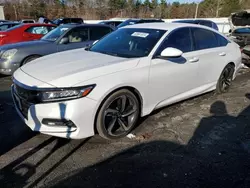 Salvage cars for sale at Exeter, RI auction: 2020 Honda Accord Sport