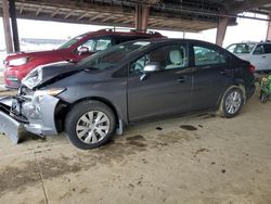 Salvage cars for sale at American Canyon, CA auction: 2012 Honda Civic LX