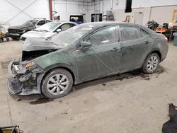 Toyota Vehiculos salvage en venta: 2015 Toyota Corolla L