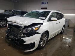 Salvage cars for sale at Elgin, IL auction: 2018 KIA Sedona SXL