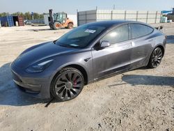 Salvage cars for sale at Arcadia, FL auction: 2022 Tesla Model 3