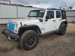 Jeep Wrangler Unlimited Sport salvage cars for sale: 2012 Jeep Wrangler Unlimited Sport