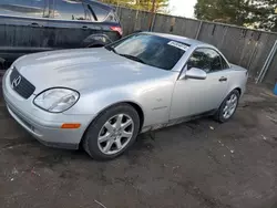 Salvage cars for sale at Denver, CO auction: 1999 Mercedes-Benz SLK 230 Kompressor