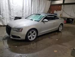 Salvage cars for sale at Ebensburg, PA auction: 2013 Audi A5 Premium Plus