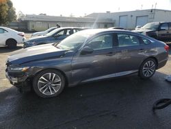 Salvage cars for sale from Copart Cleveland: 2018 Honda Accord Hybrid EXL