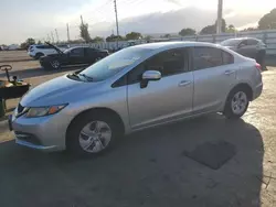 Salvage cars for sale at Miami, FL auction: 2015 Honda Civic LX