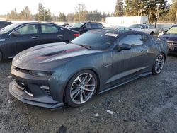 Salvage cars for sale at Graham, WA auction: 2017 Chevrolet Camaro SS