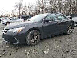 Salvage cars for sale at Waldorf, MD auction: 2017 Toyota Camry LE