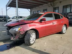 Salvage cars for sale at Los Angeles, CA auction: 2018 Nissan Sentra S