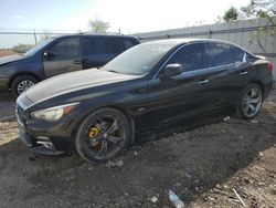 Salvage cars for sale at Houston, TX auction: 2017 Infiniti Q50 Premium