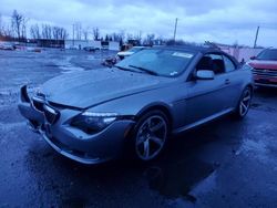 BMW salvage cars for sale: 2009 BMW 650 I