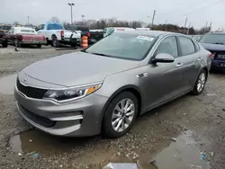 Salvage cars for sale at Indianapolis, IN auction: 2018 KIA Optima LX