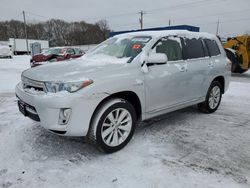 Salvage cars for sale from Copart Ham Lake, MN: 2013 Toyota Highlander Hybrid Limited