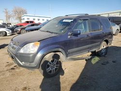 Honda cr-v ex salvage cars for sale: 2004 Honda CR-V EX