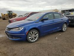 Chrysler salvage cars for sale: 2015 Chrysler 200 S