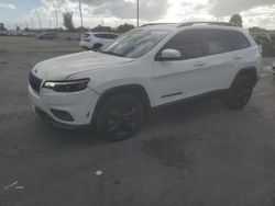 Salvage cars for sale at Miami, FL auction: 2019 Jeep Cherokee Latitude Plus