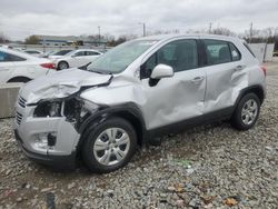 Chevrolet salvage cars for sale: 2015 Chevrolet Trax LS