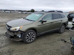 Salvage cars for sale at Antelope, CA auction: 2015 Subaru Outback 2.5I Limited