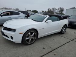 Salvage cars for sale at Sacramento, CA auction: 2013 Chevrolet Camaro LT