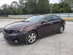 Salvage cars for sale at Fort Pierce, FL auction: 2015 KIA Optima LX