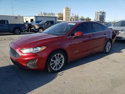 Salvage cars for sale at New Orleans, LA auction: 2019 Ford Fusion SE