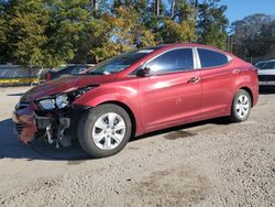 Salvage cars for sale at Greenwell Springs, LA auction: 2016 Hyundai Elantra SE