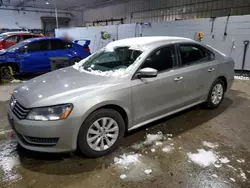 Salvage cars for sale at Candia, NH auction: 2013 Volkswagen Passat S