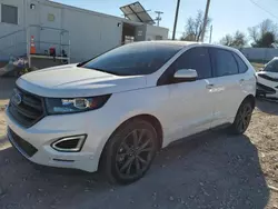 Salvage cars for sale at Oklahoma City, OK auction: 2018 Ford Edge Sport