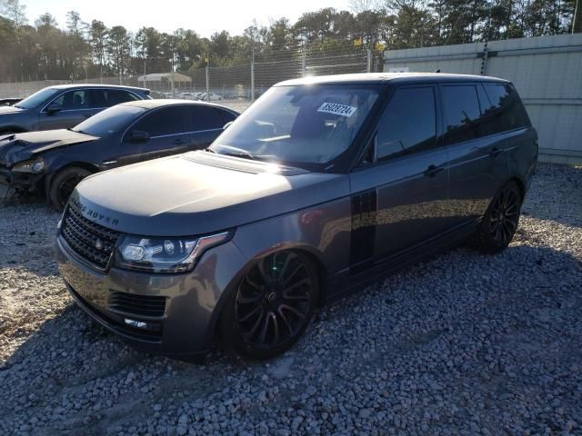 2016 Land Rover Range Rover Supercharged