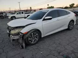 Salvage cars for sale at Colton, CA auction: 2016 Honda Civic EX