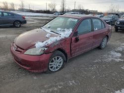 Honda Civic Vehiculos salvage en venta: 2005 Honda Civic LX