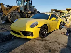 Porsche salvage cars for sale: 2021 Porsche 911 Carrera