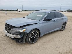 Salvage cars for sale at New Braunfels, TX auction: 2022 Honda Accord Hybrid Sport