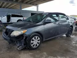 Salvage cars for sale at West Palm Beach, FL auction: 2012 Toyota Corolla Base