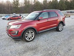 Salvage cars for sale at Gainesville, GA auction: 2016 Ford Explorer Limited