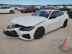 Salvage cars for sale at Houston, TX auction: 2024 BMW 430I