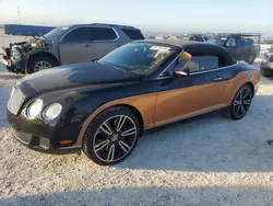 Salvage cars for sale at Arcadia, FL auction: 2010 Bentley Continental GTC