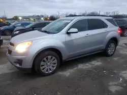 Salvage cars for sale at Louisville, KY auction: 2010 Chevrolet Equinox LT