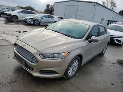 Salvage cars for sale at Sacramento, CA auction: 2015 Ford Fusion S