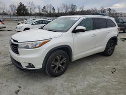 Toyota salvage cars for sale: 2016 Toyota Highlander XLE